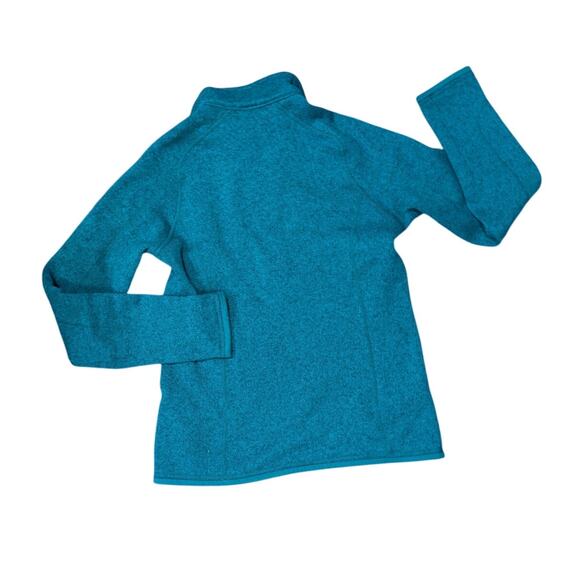 Patagonia Women’s pullover medium Better Sweater 1/4 zip Jacket Teal Size S - Picture 3 of 5